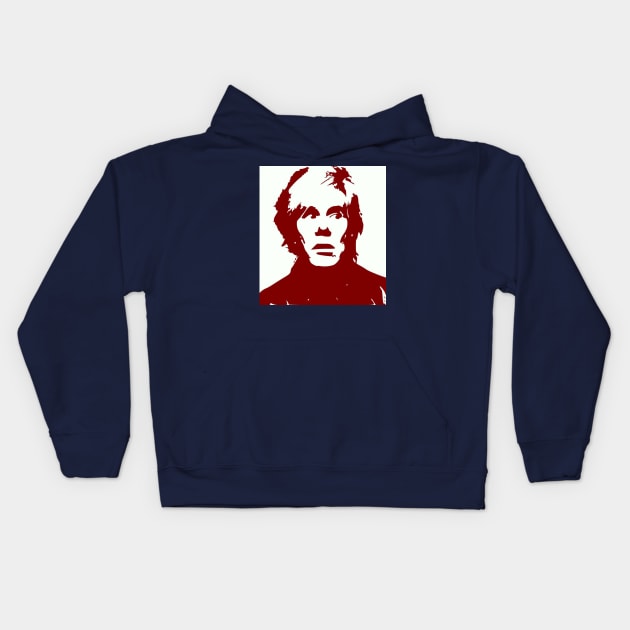 Andy Warhol Kids Hoodie by icarusismartdesigns